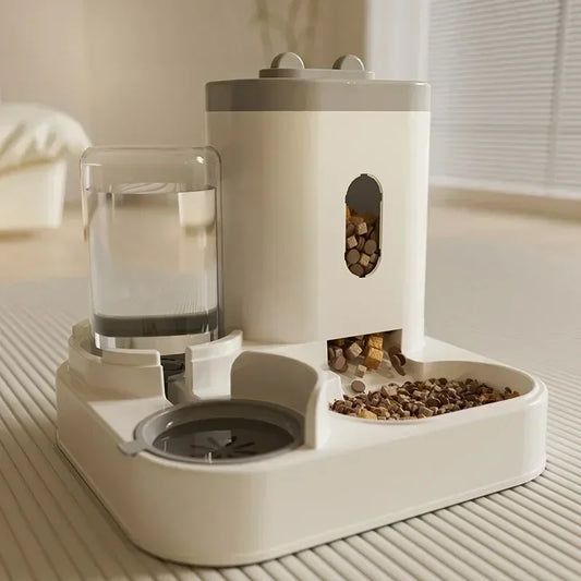 Alimentador Automático 2 en 1 con Bebedero para tu Michi